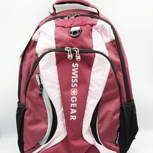 SwissGear MERCURY Padded Laptop Backpack 16" / 41 cm PINK MAROON *NWT*